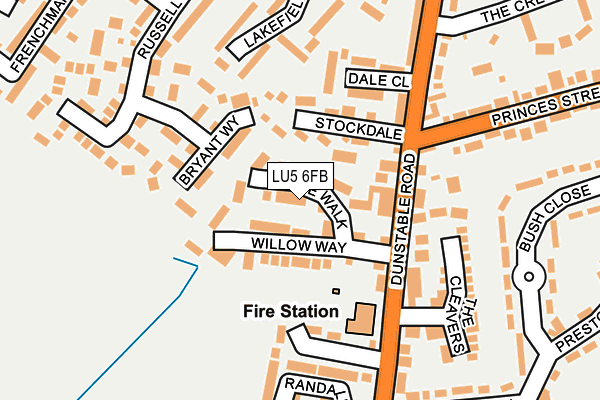 LU5 6FB map - OS OpenMap – Local (Ordnance Survey)
