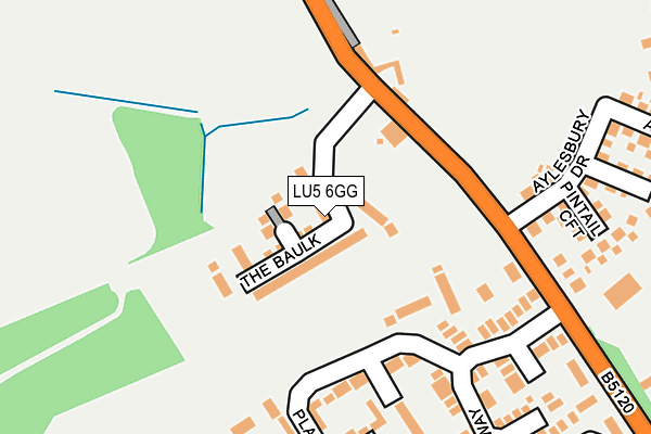 LU5 6GG map - OS OpenMap – Local (Ordnance Survey)