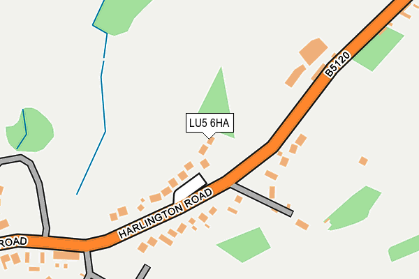 LU5 6HA map - OS OpenMap – Local (Ordnance Survey)