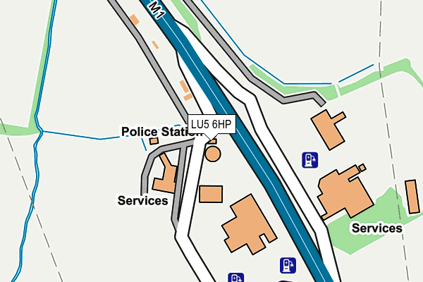 LU5 6HP map - OS OpenMap – Local (Ordnance Survey)