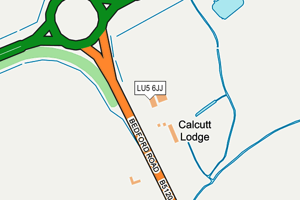 LU5 6JJ map - OS OpenMap – Local (Ordnance Survey)