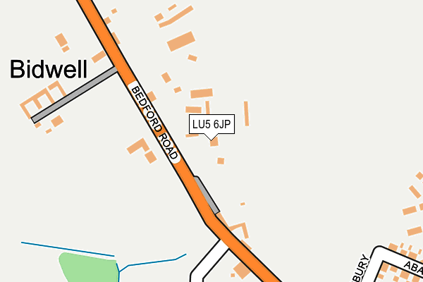 LU5 6JP map - OS OpenMap – Local (Ordnance Survey)