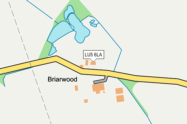 LU5 6LA map - OS OpenMap – Local (Ordnance Survey)