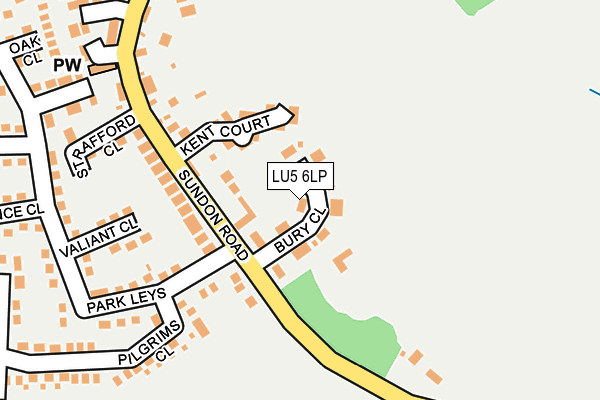 LU5 6LP map - OS OpenMap – Local (Ordnance Survey)