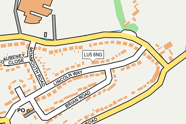 LU5 6NG map - OS OpenMap – Local (Ordnance Survey)