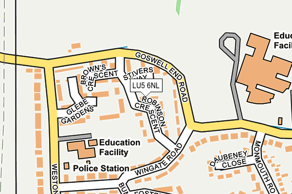 LU5 6NL map - OS OpenMap – Local (Ordnance Survey)