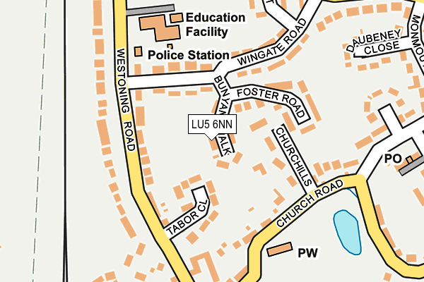 LU5 6NN map - OS OpenMap – Local (Ordnance Survey)