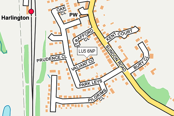 LU5 6NP map - OS OpenMap – Local (Ordnance Survey)