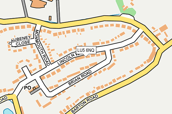 LU5 6NQ map - OS OpenMap – Local (Ordnance Survey)
