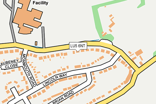 LU5 6NT map - OS OpenMap – Local (Ordnance Survey)