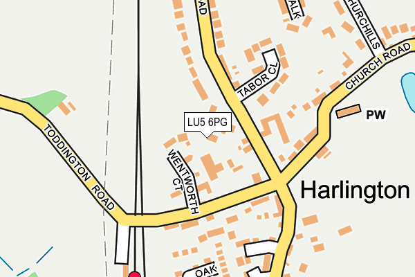 LU5 6PG map - OS OpenMap – Local (Ordnance Survey)