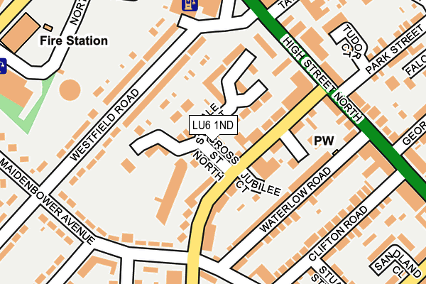 LU6 1ND map - OS OpenMap – Local (Ordnance Survey)