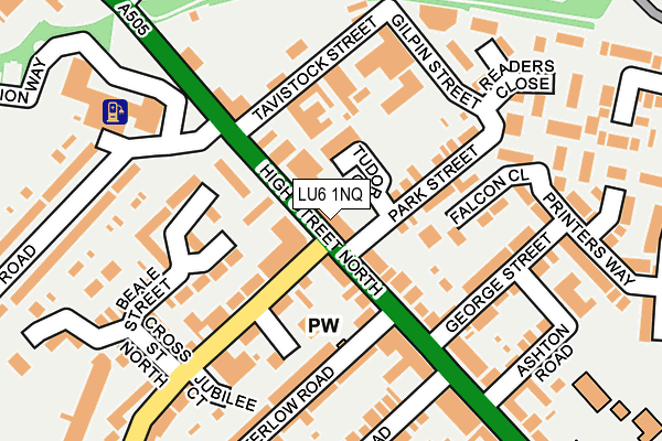 LU6 1NQ map - OS OpenMap – Local (Ordnance Survey)