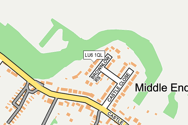 LU6 1QL map - OS OpenMap – Local (Ordnance Survey)