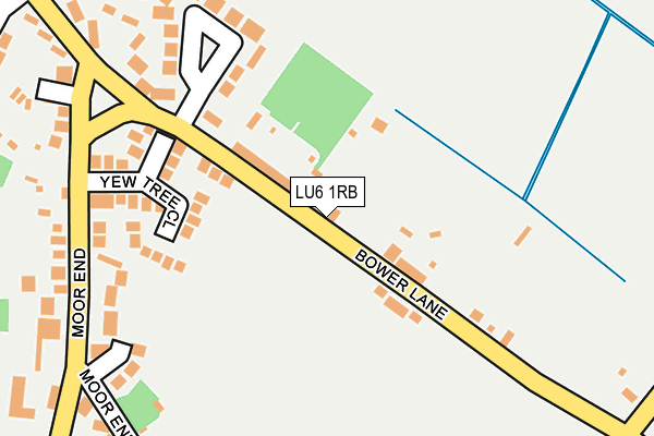LU6 1RB map - OS OpenMap – Local (Ordnance Survey)