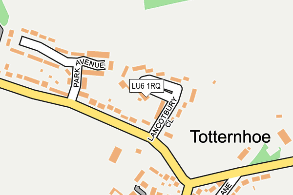 LU6 1RQ map - OS OpenMap – Local (Ordnance Survey)