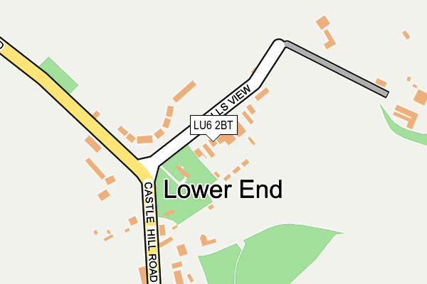 LU6 2BT map - OS OpenMap – Local (Ordnance Survey)