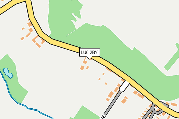 LU6 2BY map - OS OpenMap – Local (Ordnance Survey)