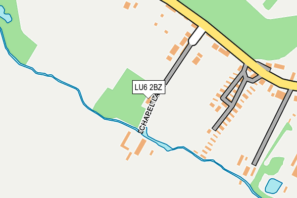 LU6 2BZ map - OS OpenMap – Local (Ordnance Survey)
