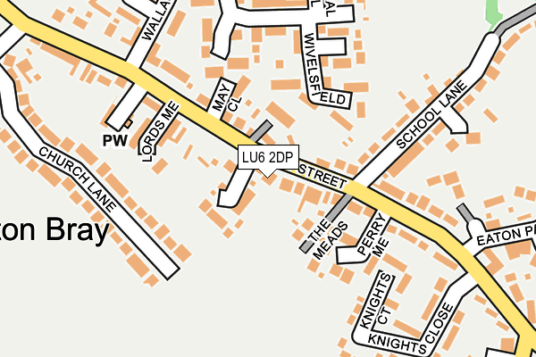 LU6 2DP map - OS OpenMap – Local (Ordnance Survey)