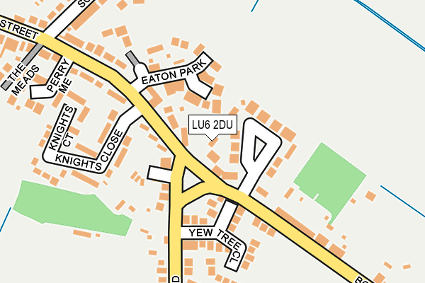 LU6 2DU map - OS OpenMap – Local (Ordnance Survey)