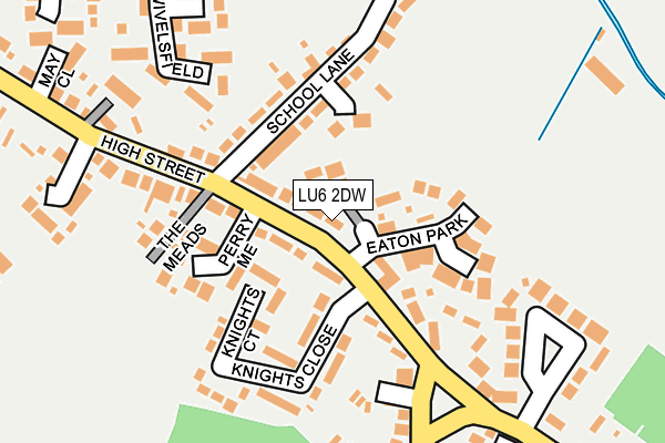 LU6 2DW map - OS OpenMap – Local (Ordnance Survey)