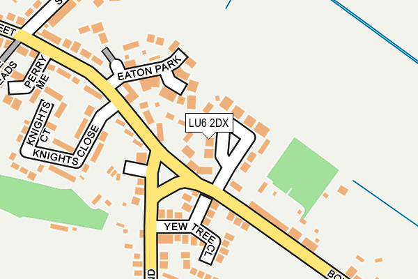 LU6 2DX map - OS OpenMap – Local (Ordnance Survey)