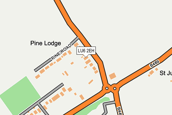 LU6 2EH map - OS OpenMap – Local (Ordnance Survey)