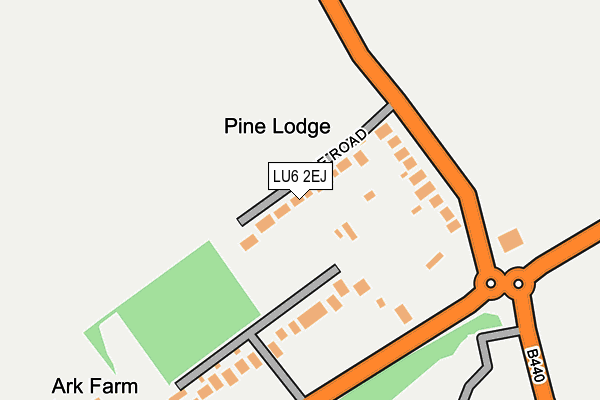 LU6 2EJ map - OS OpenMap – Local (Ordnance Survey)