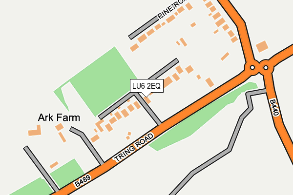 LU6 2EQ map - OS OpenMap – Local (Ordnance Survey)