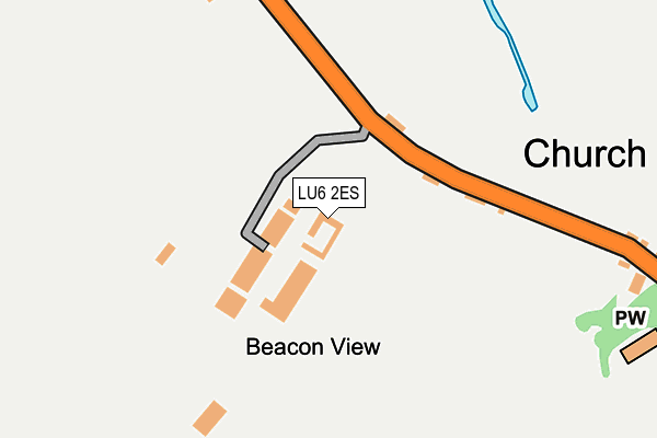 LU6 2ES map - OS OpenMap – Local (Ordnance Survey)
