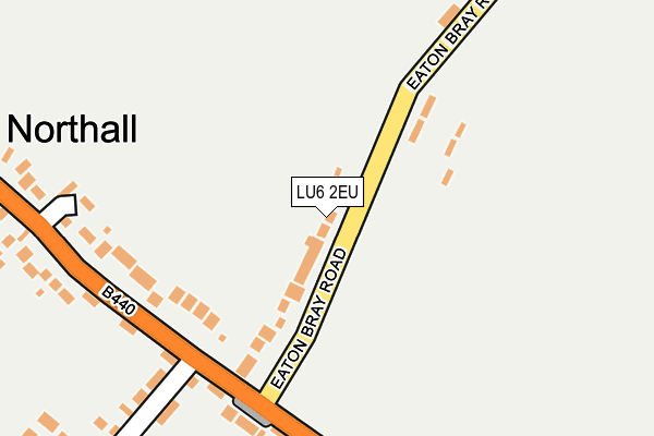 LU6 2EU map - OS OpenMap – Local (Ordnance Survey)