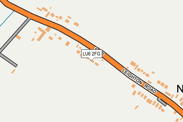 LU6 2FG map - OS OpenMap – Local (Ordnance Survey)