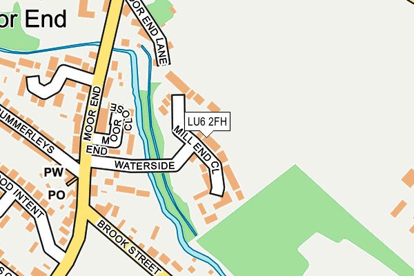 LU6 2FH map - OS OpenMap – Local (Ordnance Survey)