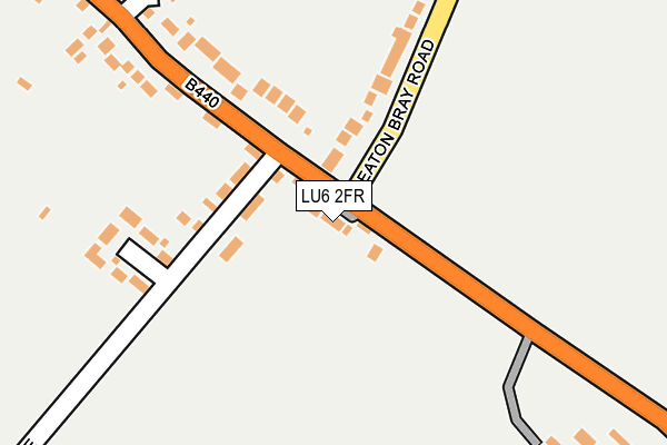 LU6 2FR map - OS OpenMap – Local (Ordnance Survey)