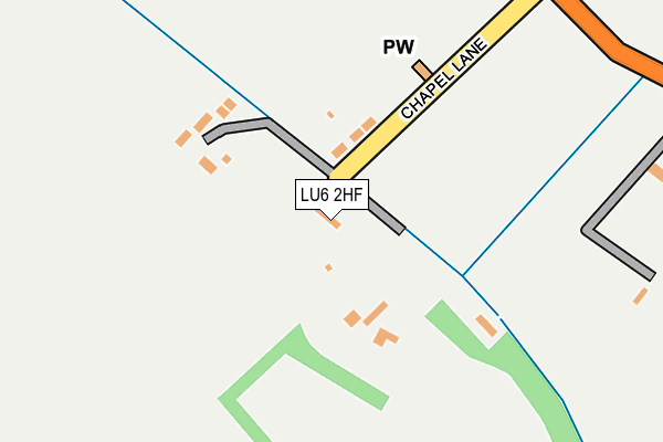 LU6 2HF map - OS OpenMap – Local (Ordnance Survey)