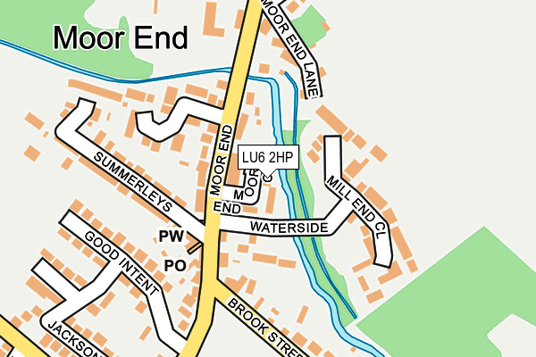 LU6 2HP map - OS OpenMap – Local (Ordnance Survey)