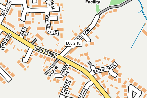 LU6 2HQ map - OS OpenMap – Local (Ordnance Survey)