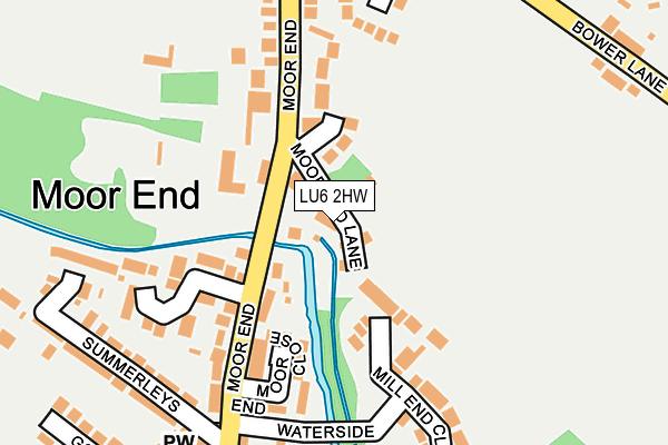 LU6 2HW map - OS OpenMap – Local (Ordnance Survey)