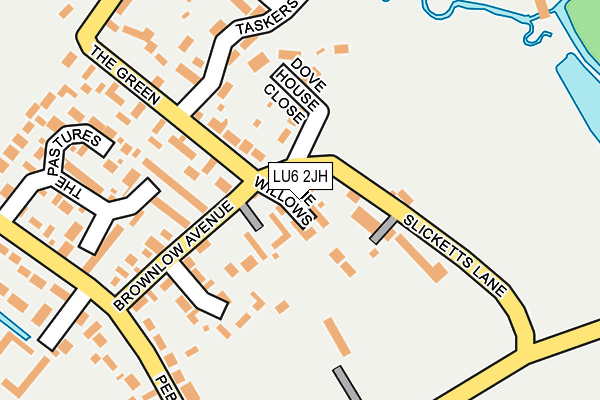 LU6 2JH map - OS OpenMap – Local (Ordnance Survey)