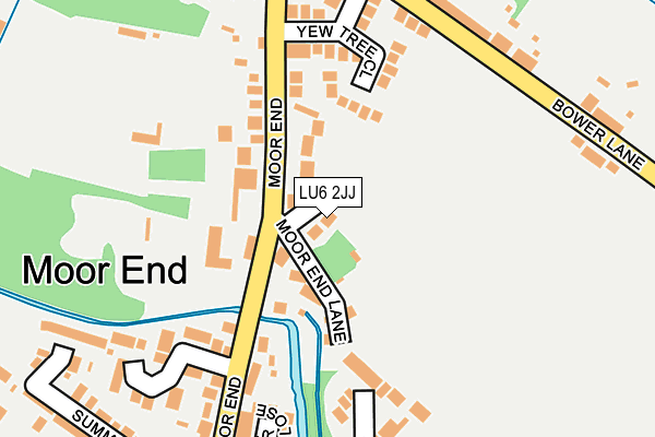 LU6 2JJ map - OS OpenMap – Local (Ordnance Survey)