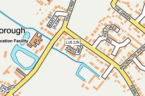 LU6 2JN map - OS OpenMap – Local (Ordnance Survey)