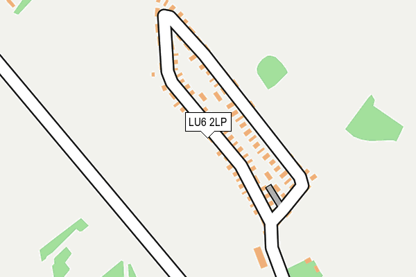 LU6 2LP map - OS OpenMap – Local (Ordnance Survey)