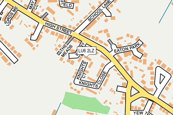 LU6 2LZ map - OS OpenMap – Local (Ordnance Survey)