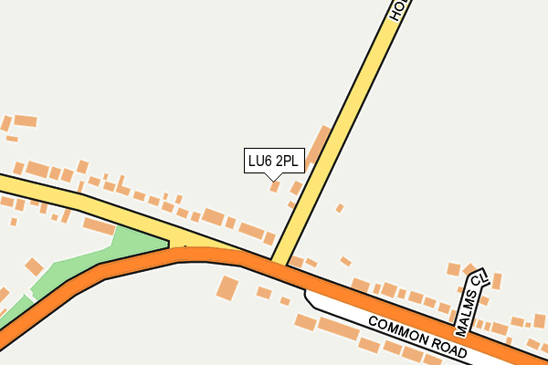 LU6 2PL map - OS OpenMap – Local (Ordnance Survey)