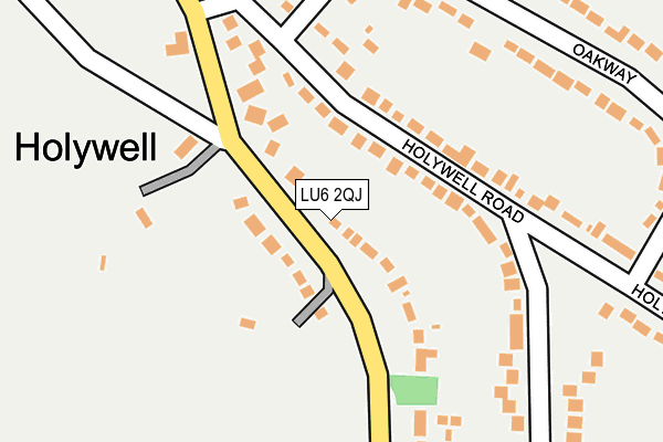 LU6 2QJ map - OS OpenMap – Local (Ordnance Survey)