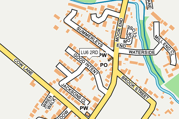 LU6 2RD map - OS OpenMap – Local (Ordnance Survey)