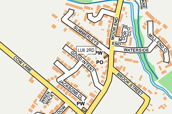 Map of OUZEL MANAGEMENT LIMITED at local scale