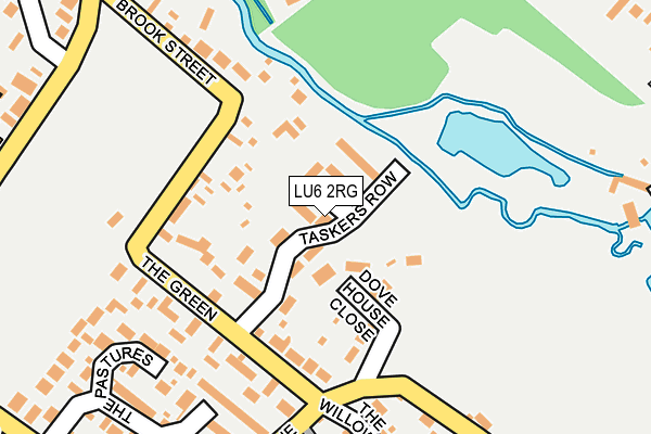 LU6 2RG map - OS OpenMap – Local (Ordnance Survey)