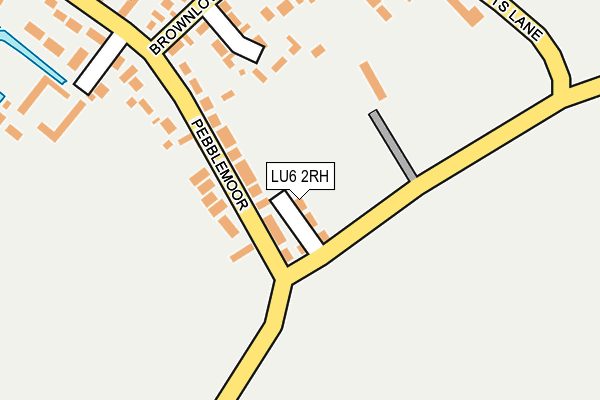 LU6 2RH map - OS OpenMap – Local (Ordnance Survey)